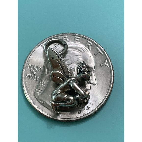 Fairy Sterling Silver Jewelry Charm #dream #fairy takes - Picture 4 of 5